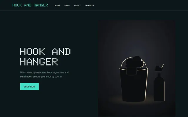 The Beacon design's home page, on a laptop and on a phone, with sample words and pictures.
