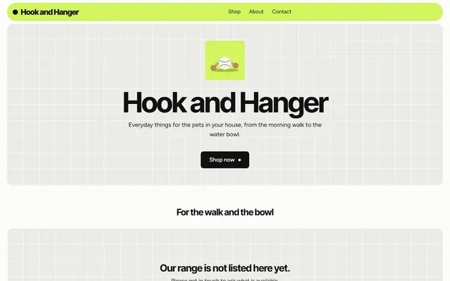 The Gridline design's home page, on a laptop and on a phone, with sample words and pictures.