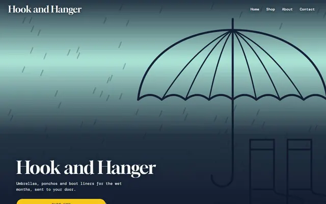 The Hatch design's home page, on a laptop and on a phone, with sample words and pictures.