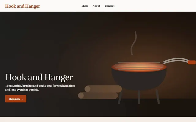 The Kiln design's home page, on a laptop and on a phone, with sample words and pictures.