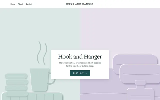 The Lull design's home page, on a laptop and on a phone, with sample words and pictures.